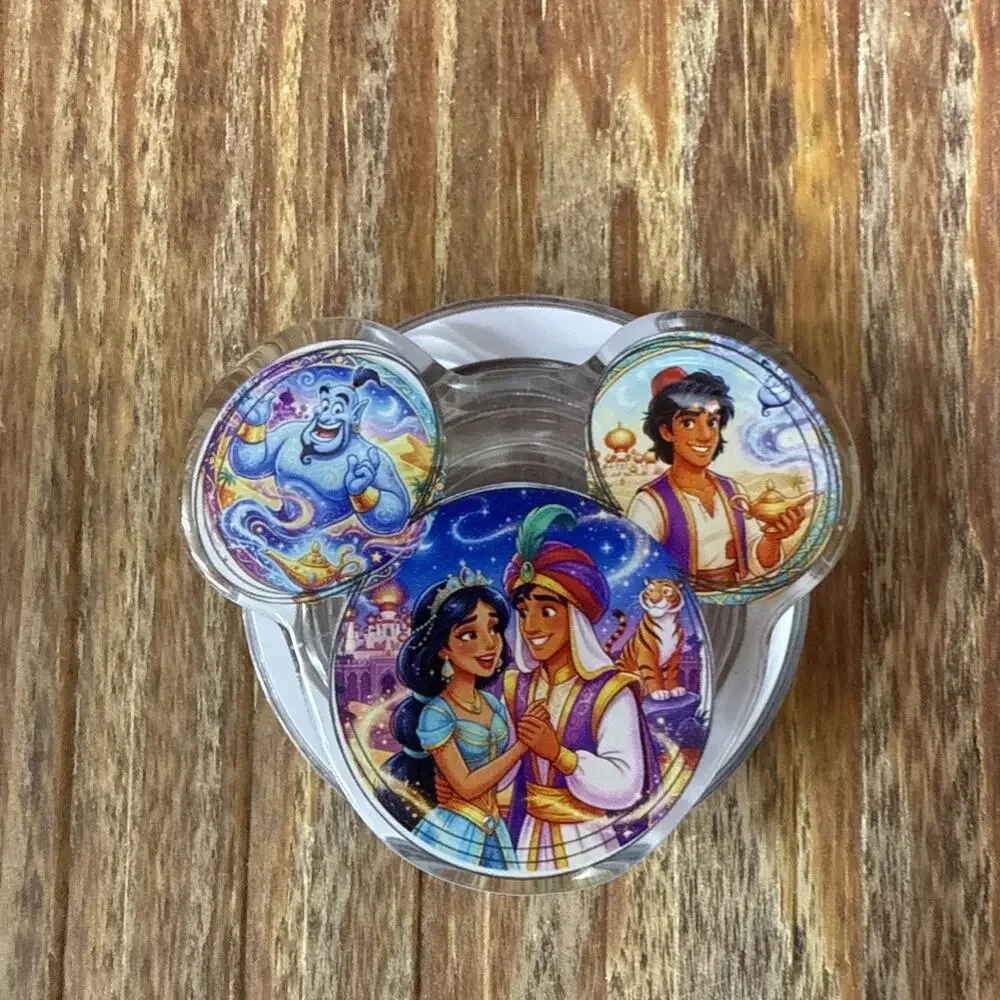 Magnetic Aladdin Themed Mickey Ears Pop Up Phone Grip